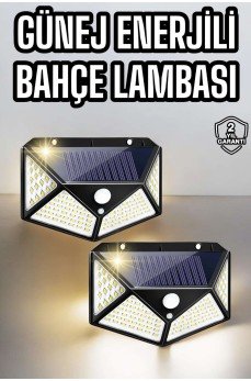 Bahçe Havuz Güneş Enerjili Solar Işıklandırma Sensörlü Bahçe Aydınlatma