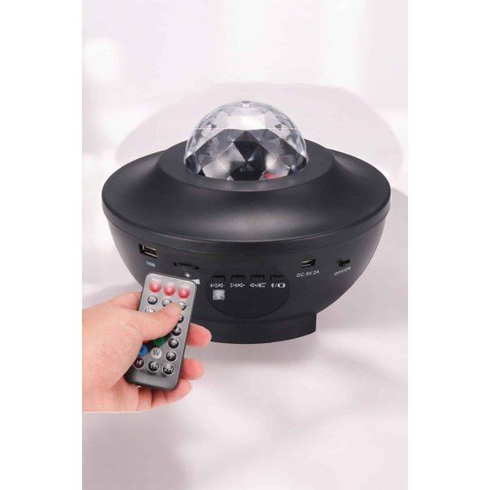 Çocuklara Özel Şarjlı Bluetooth Hoparlör Parti Led Lambası Yıldızlı Projeksiyon Çocuklara Özel Şarjlı Bluetooth Hoparlör Parti Led Lambası Yıldızlı Projeksiyon