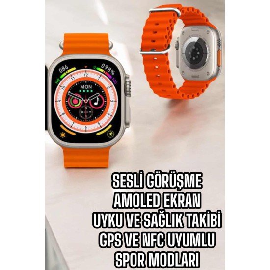 Yeni Nesil Akıllı Saat Nabız Ölçer Sağlık Ölçer ve Kalori Ölçer Uyku Takibi NFC Özelliği Yeni Nesil Akıllı Saat Nabız Ölçer Sağlık Ölçer ve Kalori Ölçer Uyku Takibi NFC Özelliği