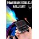 Powerbankli Kulaklık Bluetooth Bağlantılı Çoklu Bağlantı