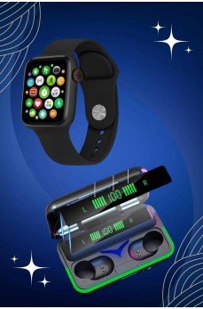 Ucuz ve Kaliteli Kulaklıklı Saat Seti Bluetooth Bağlantılı Akıllı Saat ve Kulaklık