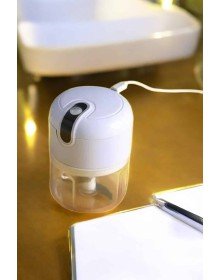 Şarjlı Portatif Doğrayıcı Mini Pratik Rondo El Doğrayıcı Üç Bıçaklı Çelik Bıçaklı