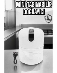 Şarjlı Mini El Rondosu Doğrayıcı Taşınabilir 250 ml Çelik Bıçaklı
