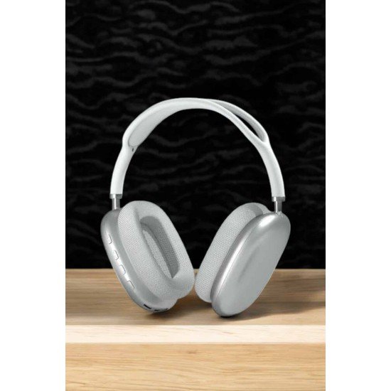 P9 Plus Kablosuz Kulak Üstü Bluetooth Kulaklık Beyaz Mikrofonlu Kulaküstü Kablosuz Kulaklık