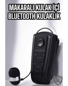 Makaralı Bluetooth Kulaklık Çağrı Cevaplama Kablolu Uzun Pil Ömrü