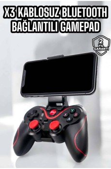 X3 Gamepad Oyun Kolu Bluetooth Bağlantılı Gamestick Android Uyumlu