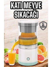 Taşınabilir Kablosuz Taşınabilir Şarjlı Narenciye Sıkacağı Portakal Meyve Sıkacağı Çift Bıçaklı