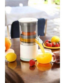 Katı Meyve Sıkacağı Taşınabilir USB Şarjlı Pratik Paslanmaz Çelik Bıçaklı