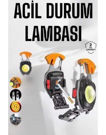 yeni nesil Kamp Feneri Çok Fonksiyonlu Fener Anahtarlık Usb Çakmaklı Cam Kırıcı Kemer Kesici Açacak