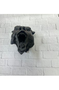 Siyah Ayı Duvar Süsü Dekoratif Asılabilir Heykel Ev Ofis Aksesuarı Siyah Ayı Duvar Süsü Dekoratif Asılabilir Heykel Ev Ofis Aksesuarı