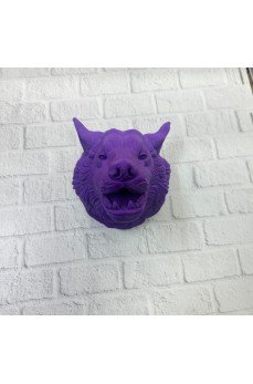 Özel Seri Mor Kurt Duvar Süsü Hediyelik Dekoratif Asılabilir Heykel Özel Seri Mor Kurt Duvar Süsü Hediyelik Dekoratif Asılabilir Heykel