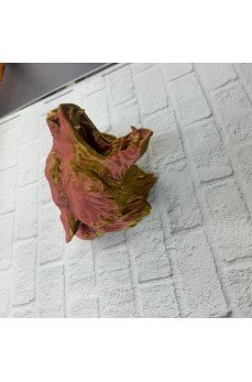 Gold Red Jaguar Başı Duvar Aksesuarı Asılabilir Dekoratif 20x16 cm