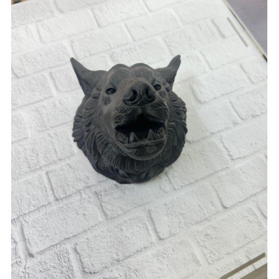 Dekoratif Asılabilir Siyah Ayı Başı 3D Duvar Heykeli 25x19 cm Dekoratif Asılabilir Siyah Ayı Başı 3D Duvar Heykeli 25x19 cm