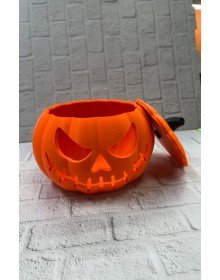 Balkabağı Tasarım Kapaklı Dekoratif Kase