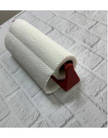 Kırmızı Peçete Tutucu Duvara Monte Pratik Kağıt Havlu Askısı