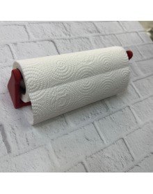 Kırmızı Peçete Askısı Mutfak Duvar Tipi Peçetelik Organizer