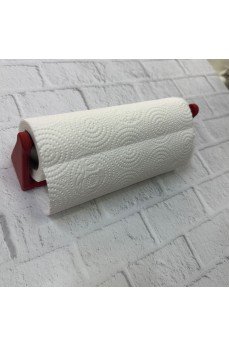 Kırmızı Peçete Askısı Mutfak Duvar Tipi Peçetelik Organizer