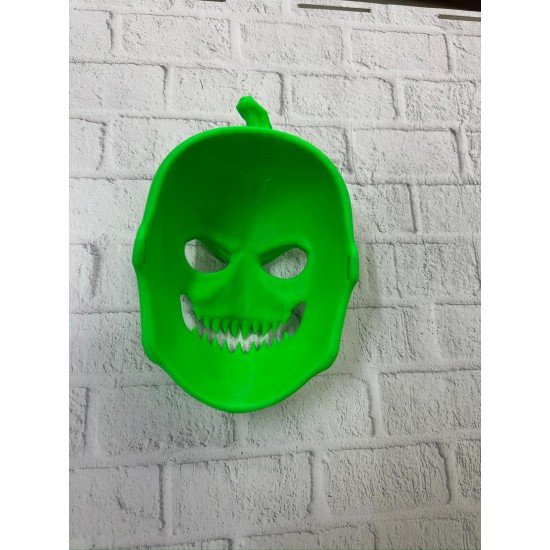 Yeşil Dekoratif Korku Maskesi Duvar Süsü Yeşil Dekoratif Korku Maskesi Duvar Süsü