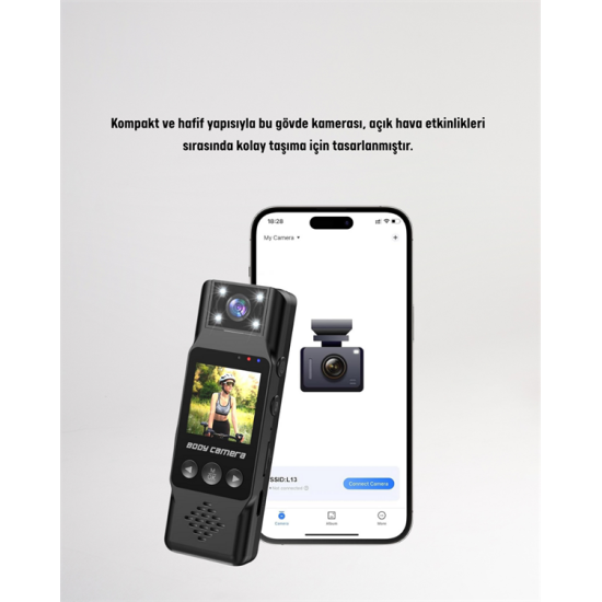 Hareket Algılayıcılı Taşınabilir Mini Kamera – 3MP Fotoğraf, Düşük Güç Tüketimi Hareket Algılayıcılı Taşınabilir Mini Kamera – 3MP Fotoğraf, Düşük Güç Tüketimi