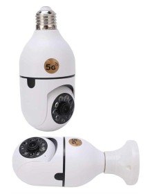 Wifi Güvenlik Kamerası 360 Derece Dönebilen Harekete Duyarlı Gece Görüşlü Ampul