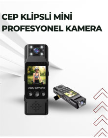 WiFi ile Uzaktan Erişimli Mini Kamera – 1200mAh Batarya, 1080P Video Çekimi