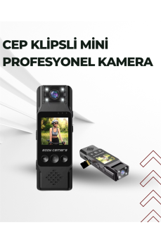 WiFi ile Uzaktan Erişimli Mini Kamera – 1200mAh Batarya, 1080P Video Çekimi