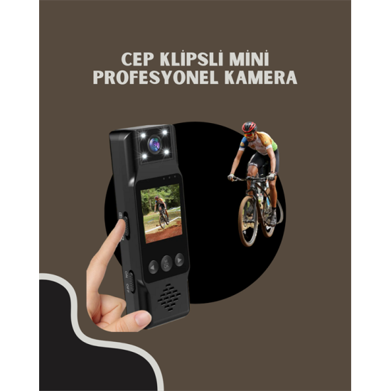 WiFi Özellikli Taşınabilir Kamera – 1.3” TFT Ekran, 3MP Fotoğraf, 128GB Kart Desteği