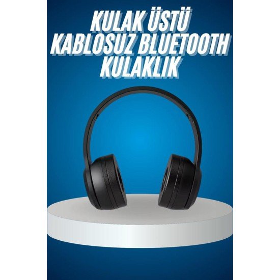 Wireless 5.0 Bluetooth Kablosuz Kulaklık ANC Özellikli Kulak Üstü Ayarlanabilir Wireless 5.0 Bluetooth Kablosuz Kulaklık ANC Özellikli Kulak Üstü Ayarlanabilir