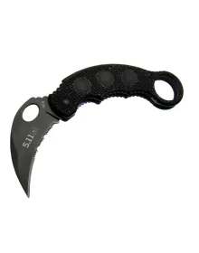 X14 5.11 Siyah Karambit Koleksiyon Çakı 16 cm - Plastik Sap