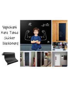 Yapışkanlı Kara Tahta-Yazı Tahtası: Sticker Blackboard