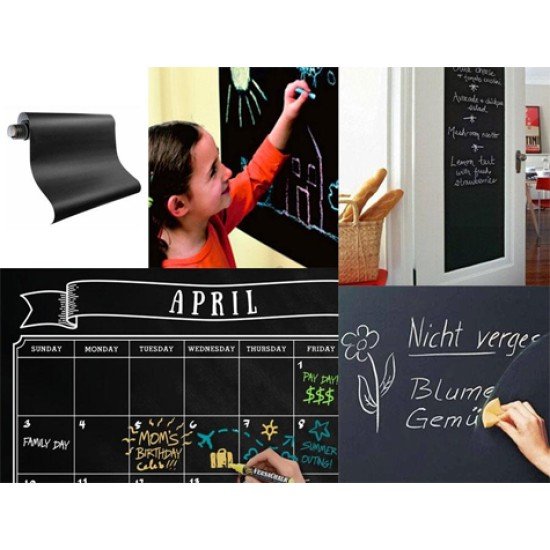 Yapışkanlı Kara Tahta-Yazı Tahtası: Sticker Blackboard Yapışkanlı Kara Tahta-Yazı Tahtası: Sticker Blackboard