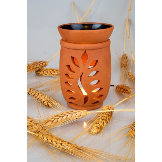 Yaprak Model El Yapımı Çömlek Buhurdanlık Tütsülük Yaprak Model El Yapımı Çömlek Buhurdanlık Tütsülük