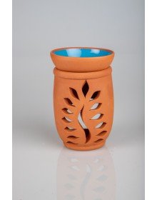 Yaprak Model  El Yapımı Çömlek Buhurdanlık Tütsülük