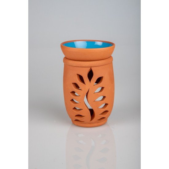 Yaprak Model El Yapımı Çömlek Buhurdanlık Tütsülük Yaprak Model El Yapımı Çömlek Buhurdanlık Tütsülük