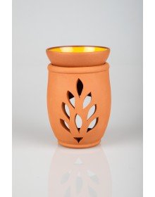 Yaşam Çiçeği El Yapımı Çömlek Buhurdanlık Tütsülük