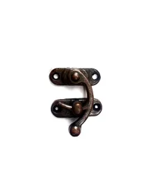 Yay Gözü, Ahşap Kutu Klipsi - Minik 20x24 mm, Antik, 100 Adet