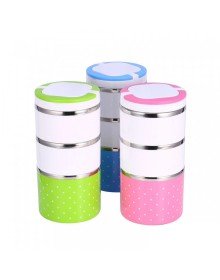 Yemek Termosu 3lü Tutacaklı Sefer Tası - Hiper 3 Katlı Yemek Termos