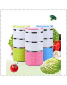 Yemek Termosu 3lü Tutacaklı Sefer Tası - Hiper 3 Katlı Yemek Termos