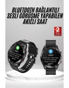 Yeni Model Akıllı Saat GPS Uyumlu Uyku ve Sağlık Takibi Sesli Görüşme