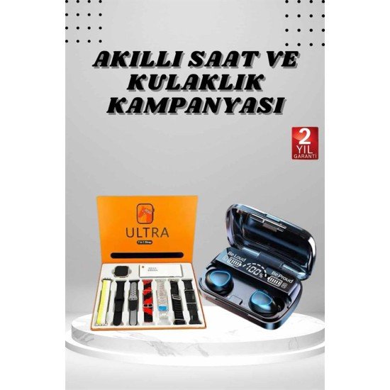 Yeni Model Akıllı Saat ve Kulaklık Kampanyası Nabızz Ölçer Bluetooth Bağlantılı Uzun Pil Ömrü Yeni Model Akıllı Saat ve Kulaklık Kampanyası Nabızz Ölçer Bluetooth Bağlantılı Uzun Pil Ömrü