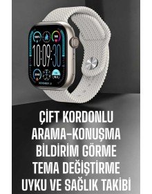 Yeni Nesil Akıllı Saat Arama Cevaplama GPS Takibi Adımsayar NFC Özelliği