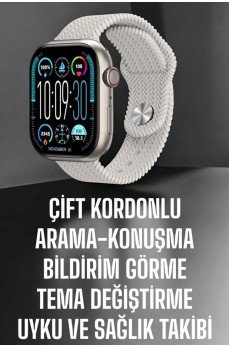 Yeni Nesil Akıllı Saat Arama Cevaplama GPS Takibi Adımsayar NFC Özelliği