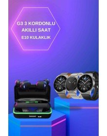 Yeni Nesil Akıllı Saat Ve Bluetooth Kulaklık Titreşim Bildirimleri Uyku Takibi