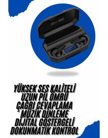 Yeni Nesil Android ve İOS Uyumlu Siyah Profesyonel  Kulaklığı
