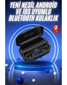 Yeni Nesil Android ve İOS Uyumlu Siyah Profesyonel  Kulaklığı