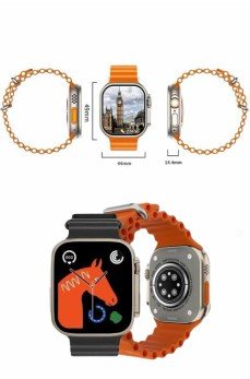 Yeni Nesil Bluetooth Bağlantılı Akıllı Saat Sosyal Medya Girişli Uyku Takibi