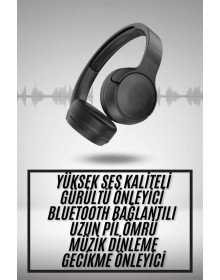Yeni Nesil Kulak Üstü Bluetooth Kulaklık Type-C Girişli Yüksek Ses Kaliteli