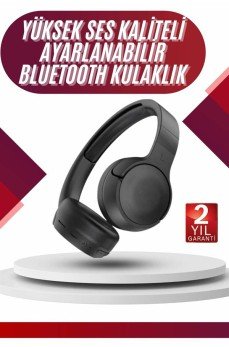 Yeni Nesil Kulak Üstü Bluetooth Kulaklık Type-C Girişli Yüksek Ses Kaliteli