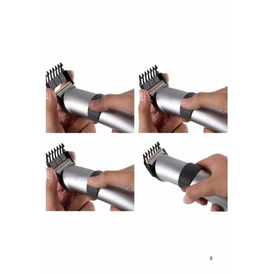 Yeni Nesil Profesyonel Şarjlı Saç Sakal Tıraş Makinesi Ayarlanabilir 4 Taraklı Yeni Nesil Profesyonel Şarjlı Saç Sakal Tıraş Makinesi Ayarlanabilir 4 Taraklı