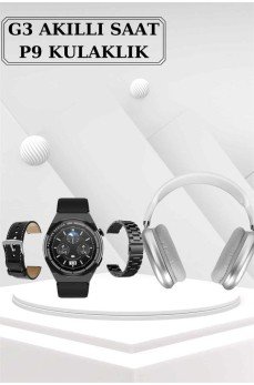 Yeni Nesil Sesli Görüşme Akıllı Saat ve Powerbank Çoklu Şarj Girişli Bluetooth Kulaklık Nabız Ölçer